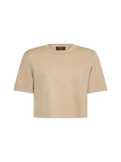 Wardrobe.nyc T-shirt In Khaki