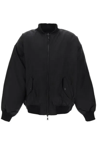 Wardrobe.nyc Reversible Bomber Jacket In Black