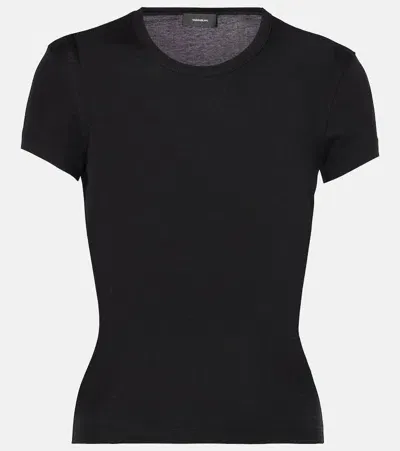 Wardrobe.nyc Cotton Jersey T-shirt In Black