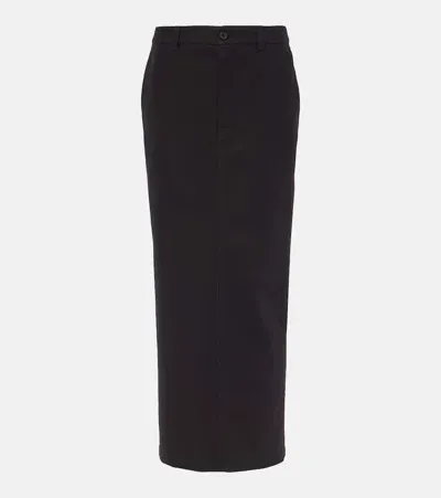 Wardrobe.nyc Wardrobe. Nyc Drill Cotton Twill Maxi Skirt In Black