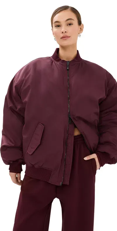 Wardrobe.nyc Wardrobe. Nyc Reversible Bomber Jacket Oxblood