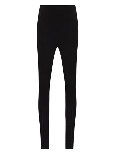 Wardrobe.nyc Front Zip Leggings In Black