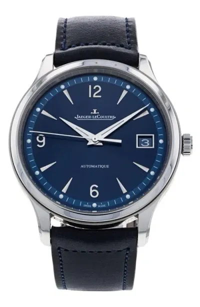 Watchfinder & Co. Jaeger-lecoultre  Master Control Leather Strap Watch, 40mm In Black