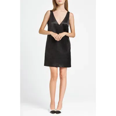 Wayf X Chérie Madeleine Brigitte Minidress In Black