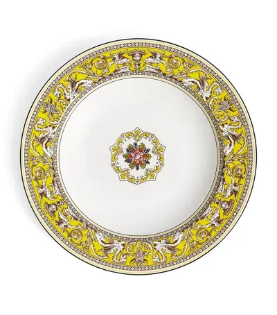 Wedgwood Florentine Citron Rimmed Soup Bowl In Multi