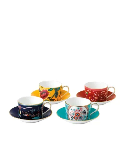 Wedgwood Wonderlust Teacup And Saucer In Multi