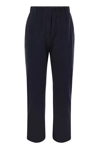 Weekend Max Mara Elfo - Milano Jersey Pants In Blue