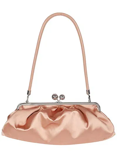 Weekend Max Mara Large Pasticcino Bag In Pink