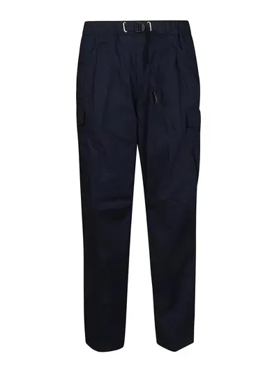 White Sand Casual Trousers In Blue