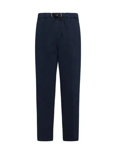 White Sand Trousers In Blue