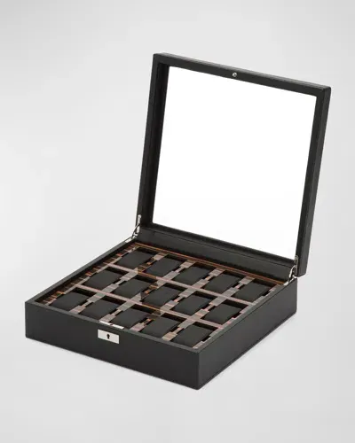 Wolf Roadster 15-piece Watch Box In Black