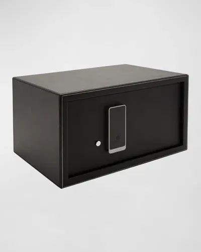 Wolf The Den 4-piece Watch Winder Safe In Black