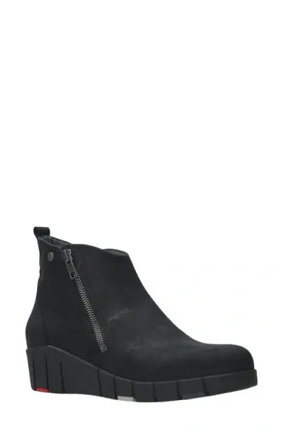 Wolky Phoenix Zip-up Bootie In Black