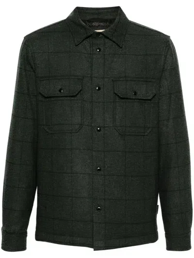 Woolrich Alaskan Shirt Jacket In Green