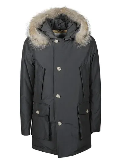 Woolrich Arctic Detachable Fur Parka In Gsh Grey Shadow