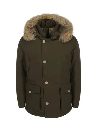 Woolrich Arctic Jacket In Green