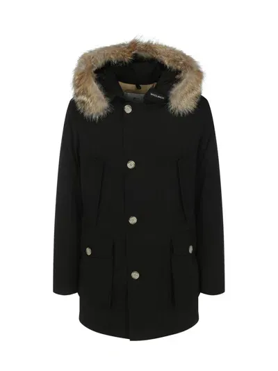 Woolrich Parka Arctic Jacket In Black