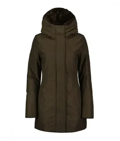 Woolrich Coats In Green