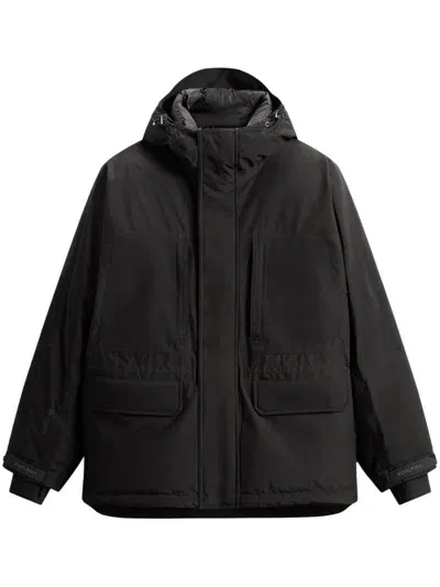 Woolrich Gtx Mountain Jacket In Black