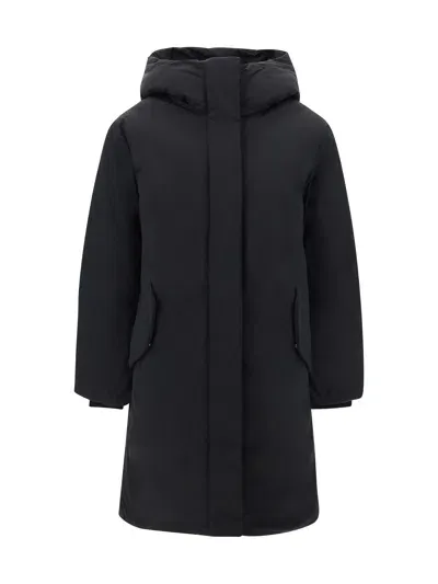 Woolrich Luxury  Cocoon Parka-l Nd  Female In Black