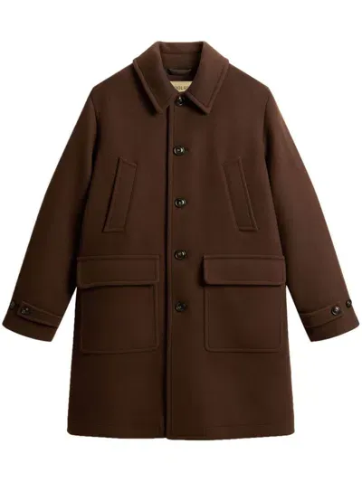 Woolrich Melton Coat In Brown