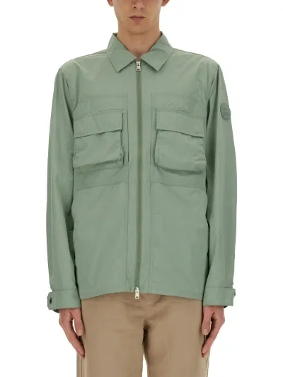 Woolrich Nylon Shirt In Green