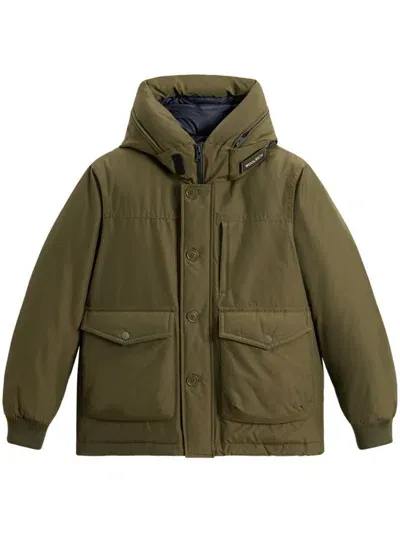 Woolrich Ramar Padded Jacket In Green