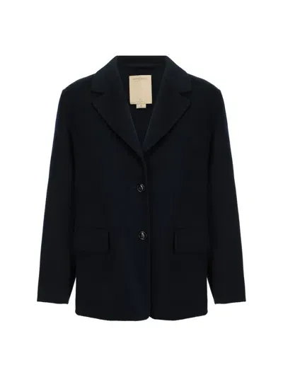 Woolrich Single Breasted Blazer In Blue