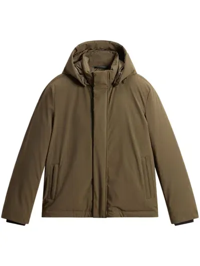 Woolrich Stretch Jacket Clothing In Green