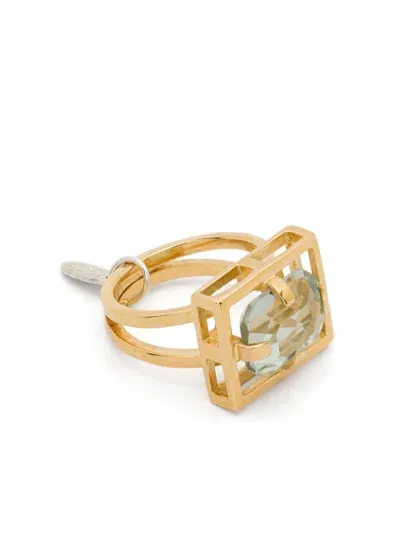 Wouters & Hendrix Amethyst-embellished Ring In Gold