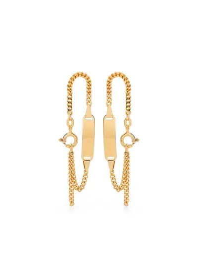 Wouters & Hendrix Chain-detailed Earrings In Gold