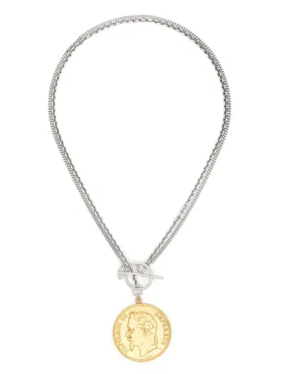 Wouters & Hendrix Coin-pendant Necklace In 银色