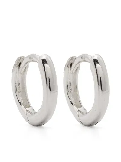 Wouters & Hendrix Les Eternelles Everyday Hoop Earrings In 银色