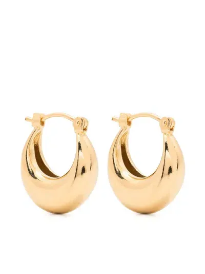 Wouters & Hendrix Les Eternelles Hoop Earrings In 金色