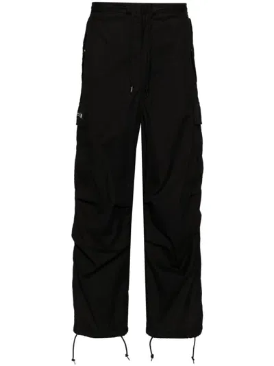 Wtaps Straight-leg Cargo Trousers In 黑色