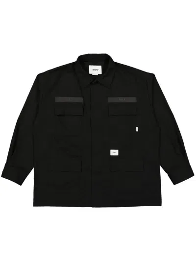 Wtaps Jmod 01 Cotton Shirt In Black