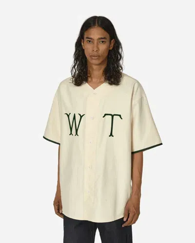 Wtaps League Shortsleeve Shirt In White