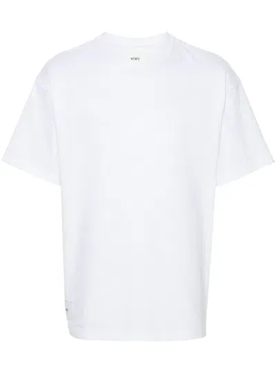 Wtaps Logo-patch Cotton T-shirt In White