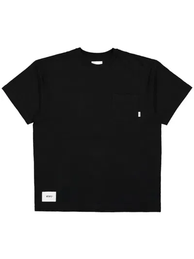 Wtaps Logo-print T-shirt In Black