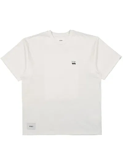 Wtaps Logo-print T-shirt In White