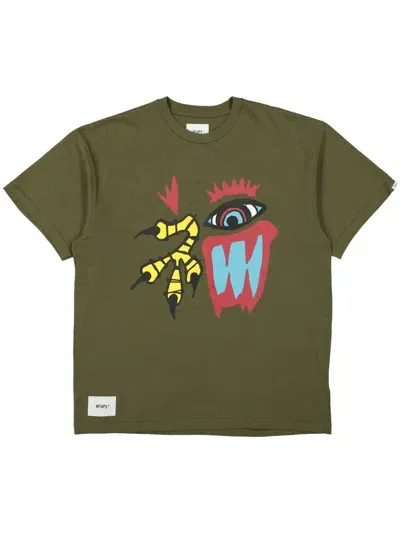 Wtaps Obj 04 Cotton T-shirt In Green