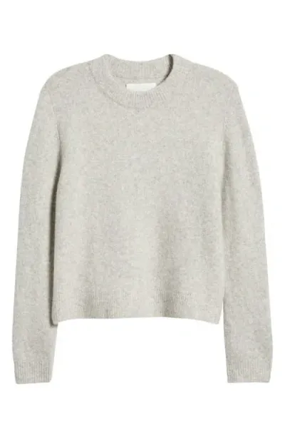 Wyeth Darby Wool & Yak Blend Crewneck Sweater In Fog