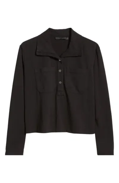 Wyeth Penelope Button-up Top In Black