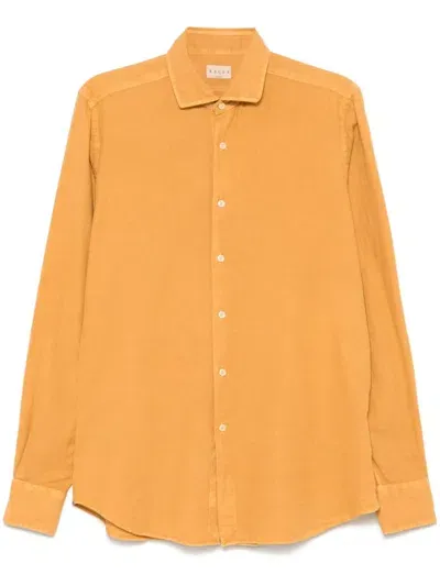 Xacus Cotton Shirt In Yellow