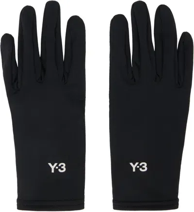 Y-3 Black Run Gloves