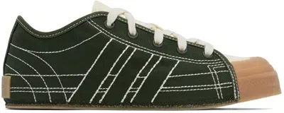 Y-3 Nizza Low Sneakers In Green