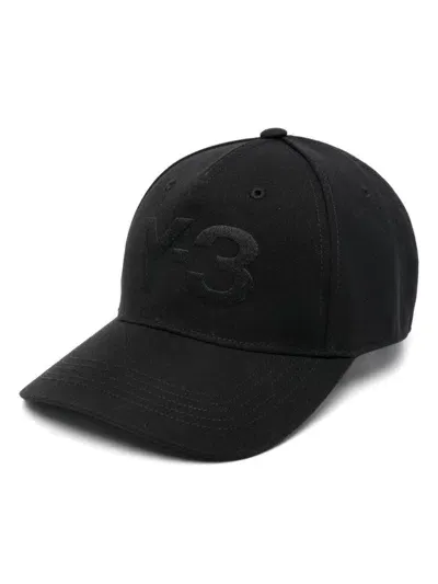 Y-3 Logo Cap In Black