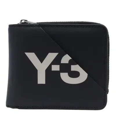 Y-3 Logo Wallet In Black