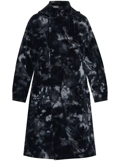 Y-3 Printed Parka Coat In Multi