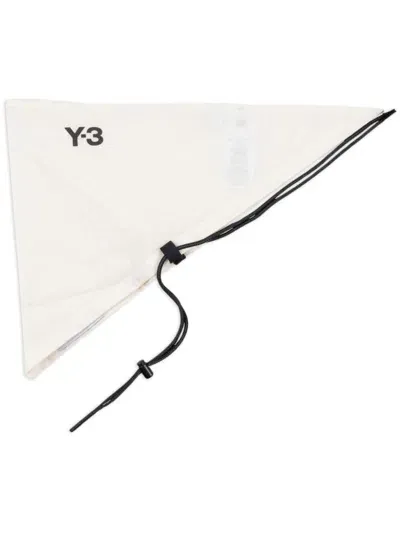 Y-3 Reflective Bandana In White